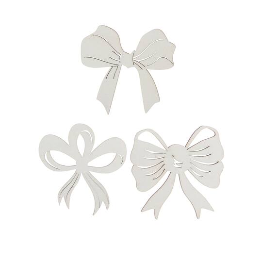 Bow - Laser Cut Out Unfinished Wood Craft Shape BOW2 Bow - Laser Cut Out Unfinished Wood Craft Shape BOW2